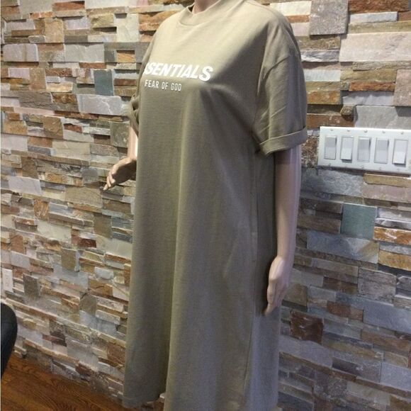 FEAR OF GOD ESSENTIALS T-Shirt Dress - Picture 3 of 10